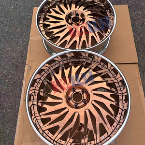 Llantas de Oro Rosa 5x120.65/127, Llanta Forjada de 24 Pulgadas, Llantas Cóncavas de Aleación, Nuevas Llantas 5x114.3 - Product Image 2