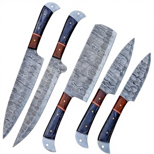 Ensemble de couteaux de chef en damas de haute qualité, matériau durable, prix abordable, vente en gros - Product Image 1