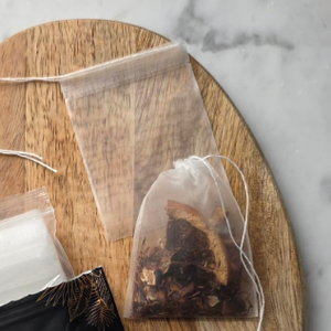 Sachets de thé en nylon à cordon coulissant, filtres vides pour épices, café et herbes médicinales - Product Image 5