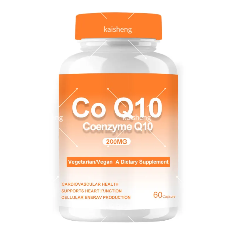 OEM ODM kapsul koq10 koenzim Q10 Label pribadi koenzim Q10 kapsul