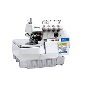 Máquina de Coser Industrial 737/747/757 de Alta Velocidad, 4 Hilos, Overlock, Alimentación Manual, Nueva para Uso Doméstico, Base Plana con Engranaje Central - Product Image 1