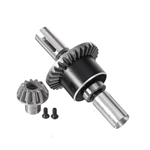 Accesorios para Auto RC <span class=keywords><strong>WLtoys</strong></span> <span class=keywords><strong>12428</strong></span>/12427/<span class=keywords><strong>12423</strong></span>, <span class=keywords><strong>12428</strong></span>-0091, Diferencial Delantero de Aleación de Aluminio, Completamente Metálico, Mejora para Niños y Niñas - Product Image 1