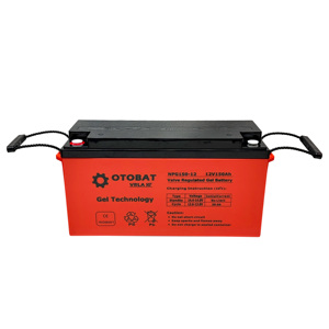 Otobat 12V 200AH วาล์ว150AH แบตเตอรี่พลังงานแสงอาทิตย์แบบเจลที่มีการควบคุมเครื่องใช้ไฟฟ้าในบ้านการบำรุงรักษาฟรีระบบเก็บพลังงาน UPS 20HR <span class=keywords><strong>4V</strong></span> - Product Image 6