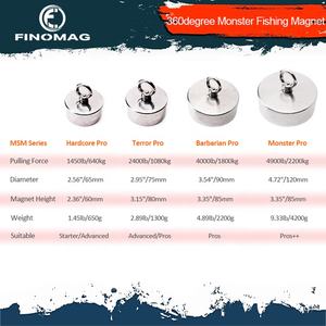 <span class=keywords><strong>Aimant</strong></span> de pêche en néodyme 1000KG Kit de pêche à <span class=keywords><strong>aimant</strong></span> robuste réversible à <span class=keywords><strong>360</strong></span> degrés - Product Image 2