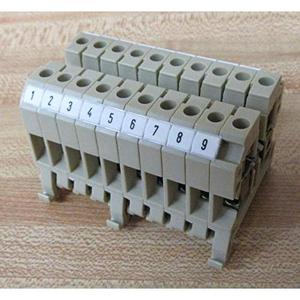Bloque de Contactos Weidmuller SAK 4/10/35/BEZ, Bloque de Terminales de 10 Polos con Tornillos, Montaje en Riel DIN, Paquete de 10 - Product Image 6