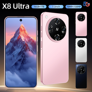 Phong Cách Mới X8 Siêu Mở Khóa 5G Điện Thoại Thông Minh 108MP 100W 16GB + 1Tb Bộ Nhớ 7.3 Inch HD Màn Hình <span class=keywords><strong>Android</strong></span> 14 Dual Thẻ Pháp Cho - Product Image 3