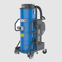 Aspirateur industriel humide et sec 75L avec système de pulvérisation automatique 3.6kW 600m³/h, forte aspiration, filtre HEPA pour usine et atelier