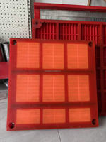 Maille de tamis en polyuréthane pour plaque de tamis vibrant et panneau de tamis de déshydratation, découpe personnalisée de produits en caoutchouc