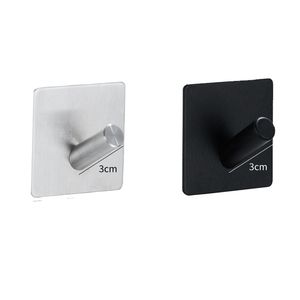 Ganci da Parete Autoadesivi in Acciaio Inossidabile Antiruggine HF, Organizzatori Singoli Resistenti per Abbigliamento - Product Image 1