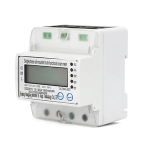 Medidor de energía digital trifásico 4P con riel Din kWh AC 220V Voltímetro Pantalla LCD Contador analógico y conexión RS485 - Product Image 2
