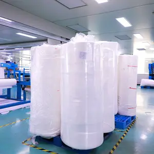 Sản phẩm vệ sinh sản xuất vật liệu Cellulose phân hủy sinh học không dệt spunlace vải bé ướt khăn lau không dệt vải