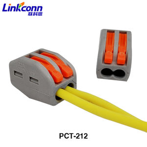 PCT-212บล็อกเทอร์มินัลแบบกดสำหรับต่อสายไฟเชื่อมต่อเร็วพร้อมขั้วต่อทองเหลือง - Product Image 3
