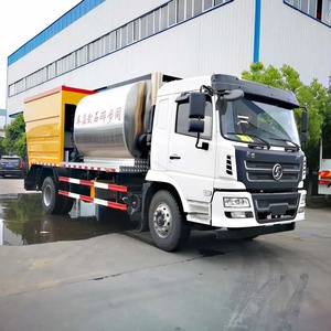 Nouveau camion pulvérisateur d'asphalte et de gravier Shacman 4x2 avec système de distribution synchrone pour la construction routière - Product Image 1