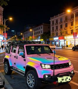 Film de protection de voiture en TPU changeant de couleur, de haute qualité, aux couleurs éclatantes et prismatiques, avec protection UV et IR, application sans bulles - Product Image 6