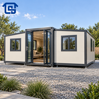 Kit Rumah Kontainer Instalasi Cepat dengan Rangka Baja Prefab Panel Lipat untuk Kantor Lapangan Hunian Rumah Mungil