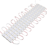 Module LED d'écran publicitaire à 3 lentilles, 220V/110V SMD 2835, blanc, 1 couleur