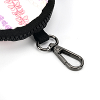 Aloha hawaïen personnalisé étanche léger rouge à lèvres maquillage rond porte-monnaie femmes Portable Tyvek porte-monnaie en papier