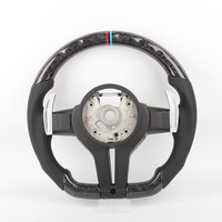 Volant sport en cuir personnalisé à 3 branches avec couleur sur mesure pour F01 F30 F10 F11 F20 F21 F82 M2 F87 M5 M3 F80 M4 - Vente Flash