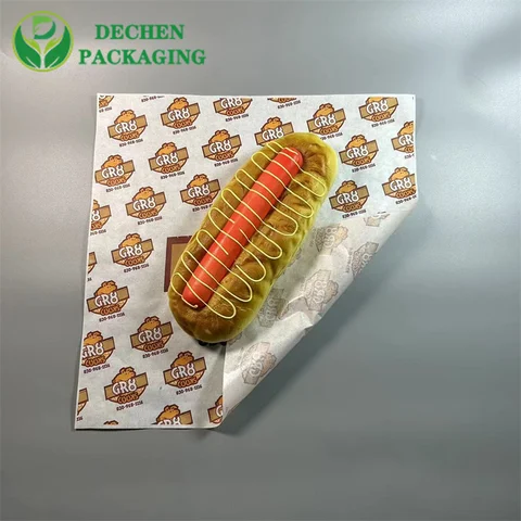 Custom Burger Wrapping Paper