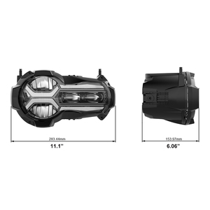 ไฟหน้า LED สำหรับมอเตอร์ไซค์ BMW 2013-2018 R1200GS <span class=keywords><strong>R1200GSA</strong></span> ได้รับการรับรอง Emark พร้อมไฟสูง ไฟต่ำ และไฟ DRL - Product Image 6