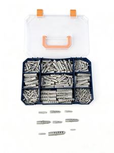 Chevilles murales en plastique à expansion, capacité 10 kg, boulons amovibles, solutions sécurisées pour fixations sur bois - Product Image 3