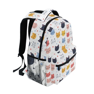 Fashion New Teen Girls Boy Book Bags <b>Waterproof</b> Cute Cat Printing Large Capacity <b>Backpack</b> <b>School</b> for Sale - Product Image 2
