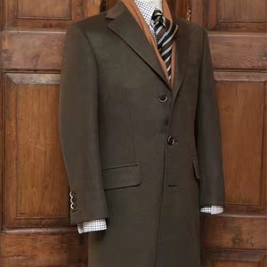 เสื้อคลุมกันหนาวสำหรับผู้ชาย,เสื้อโค้ทสีน้ำเงินเข้มสำหรับฤดูหนาวชุดแต่งงาน - Product Image 3