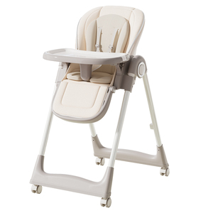 Chaise haute pliable pour bébé avec plateau amovible et lavable au lave-vaisselle, siège d'alimentation pour nourrisson peu encombrant - Product Image 2