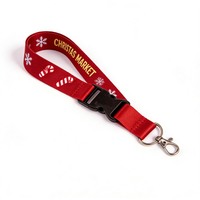 CH Wholesale Sublimation Printing Polyester Lanyards With Logo Custom Certification Keychain OEM ODM ECO Promotion Event Gifts