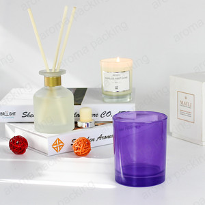 <span class=keywords><strong>Bocaux</strong></span> à bougies <span class=keywords><strong>en</strong></span> <span class=keywords><strong>verre</strong></span> vides avec couvercle, résistants à la chaleur, écologiques, coloris peintes au pistolet, tailles 4oz-12oz, pour la fabrication de bougies - Product Image 2