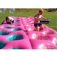 Nouvel obstacle gonflable pour course à pied, le défi de la merveille pour un plaisir en équipe en toute sécurité