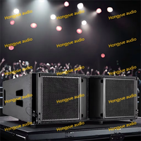 Système audio professionnel de haut-parleurs en ligne à deux voies passifs à double 10 pouces, enceinte de haut-parleurs en ligne T210