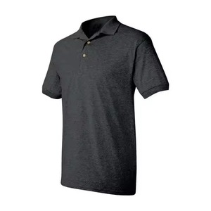 Chemises pour hommes avec logo brodé, polo uni à manches courtes, grandes tailles, tissu de qualité supérieure. - Product Image 2