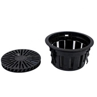 Diffuseur de déplacement d'air rond en ABS pour conduits de climatisation CVC