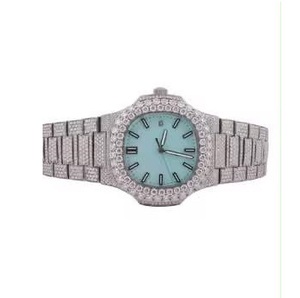 Reloj de Pulsera Ovalado de Acero Inoxidable de Primera Calidad con Diamantes para Mujer, Elegante Reloj de Cuarzo Analógico para Negocios y Fiestas, Proveedor al por Mayor - Product Image 4