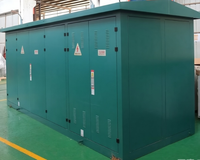 Subestación Transformadora Prefabricada para Exteriores de 630 kVA, Trifásica, 50 Hz, Montada sobre Plataforma, Refrigeración ONAN, IP33D, 10 kV, 0.4 kV, YB-12, IEC
