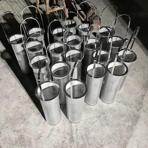 Traitement des eaux usées industrielles 304 maille métallique en acier inoxydable seau filtrant perforé éléments pré-filtrants de type Y - Product Image 6