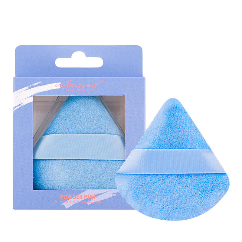 Blue Triangle Powder Puff