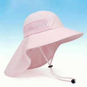 Chapeau de soleil à large bord UPF50+ pour enfants, chapeau de pêcheur respirant en maille pour tout-petits, avec sangle <span class=keywords><strong>anti</strong></span>-vent, <span class=keywords><strong>anti</strong></span>-<span class=keywords><strong>UV</strong></span>, pour la plage et les activités de plein air - Product Image 4