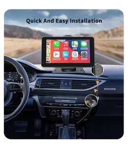 Venda quente Rádio para carro Android com tela sensível ao toque de 7 polegadas Rádio para carro GPS Navegação Multimídia reprodutor de vídeo Rádio para carro Android