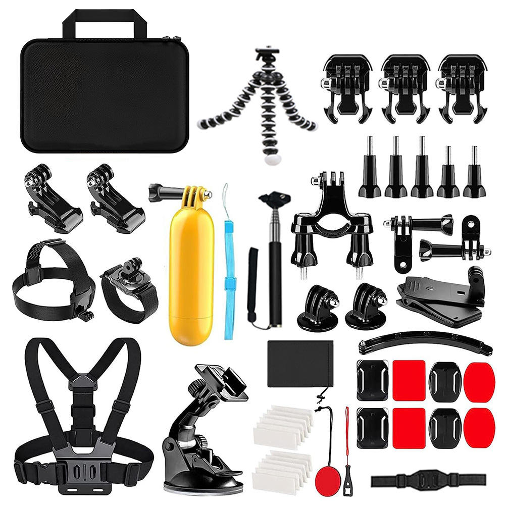 40 in 1 Self Stick Bike Mount Chest Strap Adapter Sports Action Camera Accessory Kit for GoPro 13 12 11 10 9 DJI Insta360 X5