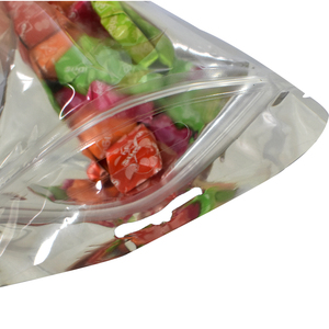 Tùy chỉnh nhựa mờ phân hủy sinh học phẳng đứng lên túi nhôm Ziplock với cửa sổ Túi Composite bền cho trà - Product Image 4