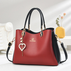 Fashionable Shopceo New Style Women's Bags PU Leather Messenger Bag <b>One</b>-Shoulder Diagonal Embroidery Handbag - Product Image 2