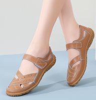 Chaussures plates en PU pour femmes, mocassins tendance, respirantes, antidérapantes, à bout fermé, chaussures de bureau décontractées, chaussures de marche à plateforme, personnalisables