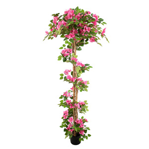 Fournisseur Direct Usine : Plante Artificielle <span class=keywords><strong>en</strong></span> <span class=keywords><strong>Pot</strong></span> Bougainvillier Faite à la Main, Ignifuge et Résistante <span class=keywords><strong>au</strong></span> <span class=keywords><strong>Soleil</strong></span>, pour Aménagement Paysager - Product Image 2
