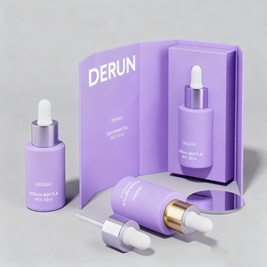 <span class=keywords><strong>Flacon</strong></span> <span class=keywords><strong>compte</strong></span>-gouttes vide personnalisé pour soins de la peau, ambre givré, 100 ml, bouchon doré, <span class=keywords><strong>flacon</strong></span> de sérum de luxe 50 ml avec boîte - Product Image 1