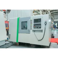 Mesin Bubut CNC FANUC Tipe Slant Bed HT6 Single Spindle Presisi Tinggi Otomatis Multifungsi