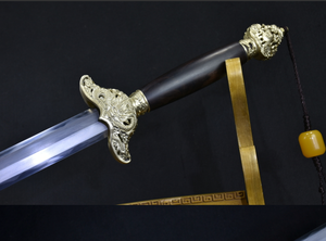 Han <strong>Sword</strong> Feather Patterned Hardened <strong>Dragon</strong> king <strong>Sword</strong> - Product Image 2
