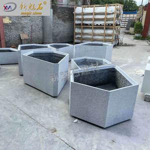 New Magic Stone Grc Flower Bed Bench Modern Outdoor Landscape <b>Planter</b> <b>Box</b> Xms Hp - Product Image 2
