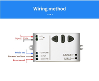 110V-380V commutateur de télécommande sans fil 40A disjoncteur mesure de puissance contrôleur de moteur inverse Options de Code de roulement fixe